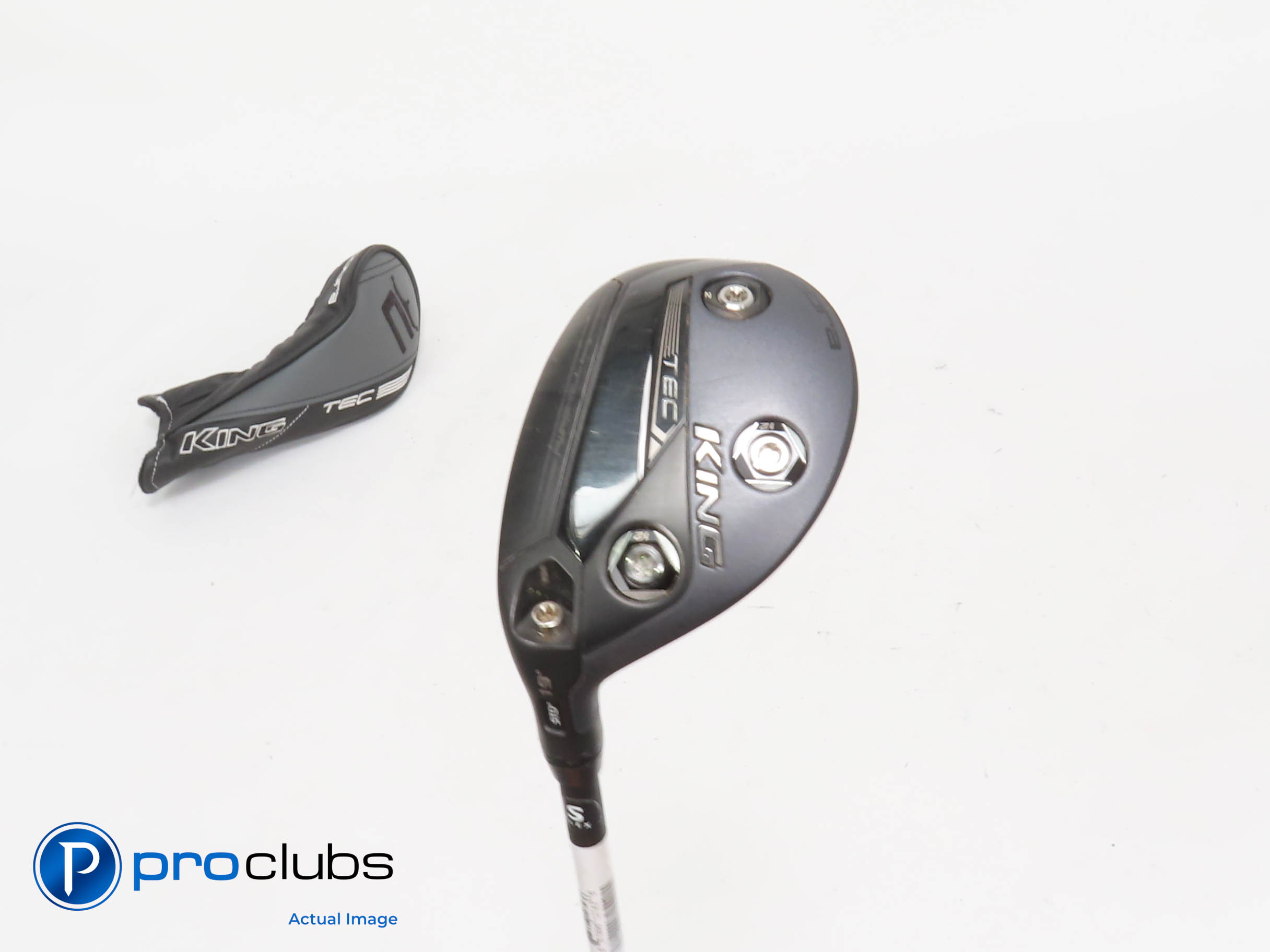 Left Handed Cobra '21 KING TEC Black 19* 3 Hybrid w/HC - MMT